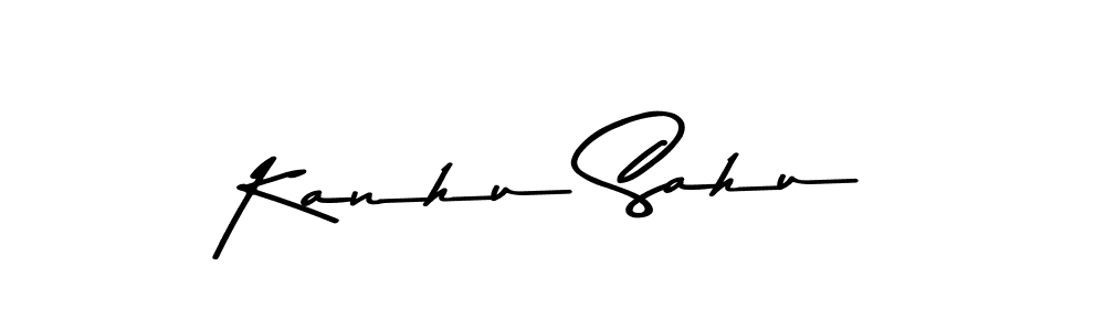 Use a signature maker to create a handwritten signature online. With this signature software, you can design (Asem Kandis PERSONAL USE) your own signature for name Kanhu Sahu. Kanhu Sahu signature style 9 images and pictures png