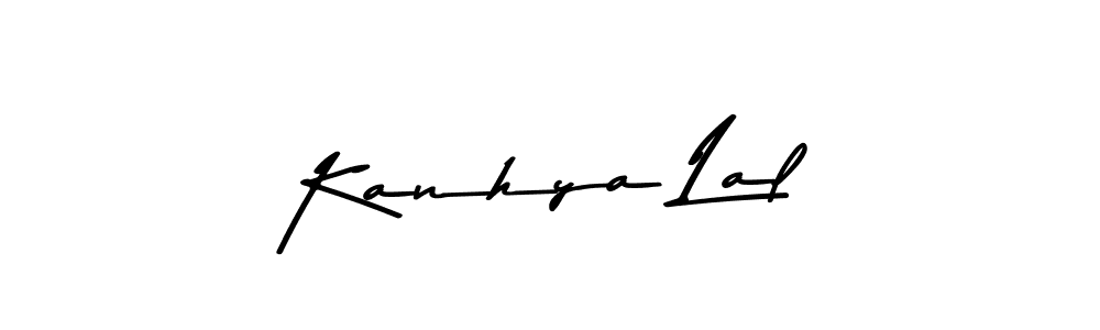 How to make Kanhya Lal name signature. Use Asem Kandis PERSONAL USE style for creating short signs online. This is the latest handwritten sign. Kanhya Lal signature style 9 images and pictures png