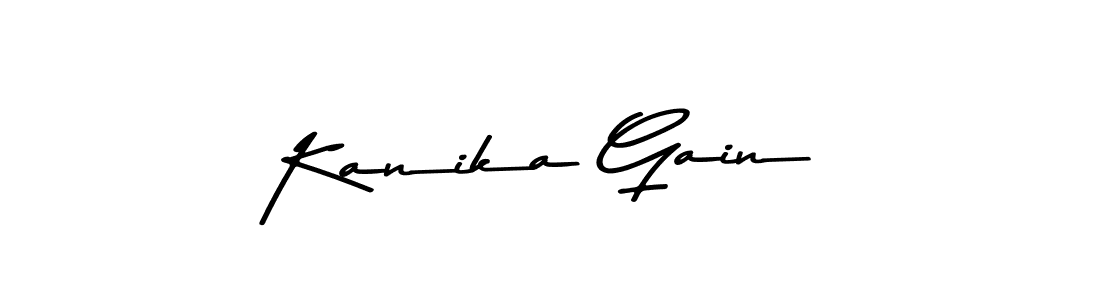 You should practise on your own different ways (Asem Kandis PERSONAL USE) to write your name (Kanika Gain) in signature. don't let someone else do it for you. Kanika Gain signature style 9 images and pictures png