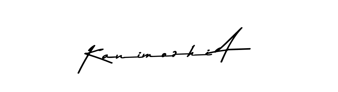 Use a signature maker to create a handwritten signature online. With this signature software, you can design (Asem Kandis PERSONAL USE) your own signature for name Kanimozhi A. Kanimozhi A signature style 9 images and pictures png