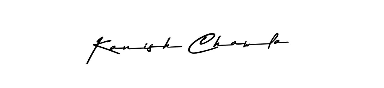 The best way (Asem Kandis PERSONAL USE) to make a short signature is to pick only two or three words in your name. The name Kanish Chawla include a total of six letters. For converting this name. Kanish Chawla signature style 9 images and pictures png