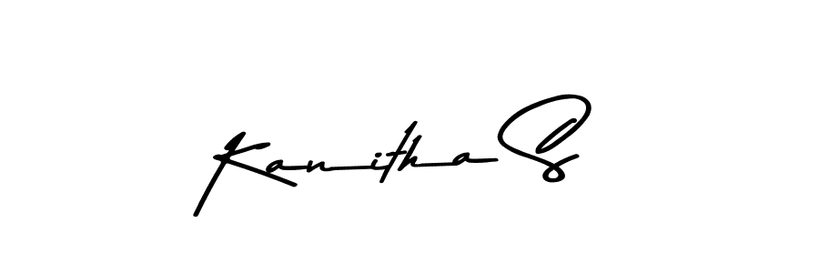 Make a beautiful signature design for name Kanitha S. Use this online signature maker to create a handwritten signature for free. Kanitha S signature style 9 images and pictures png