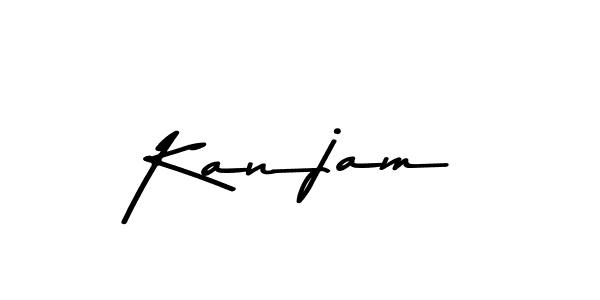 Similarly Asem Kandis PERSONAL USE is the best handwritten signature design. Signature creator online .You can use it as an online autograph creator for name Kanjam. Kanjam signature style 9 images and pictures png