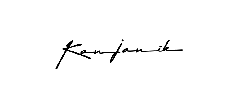 Here are the top 10 professional signature styles for the name Kanjanik. These are the best autograph styles you can use for your name. Kanjanik signature style 9 images and pictures png