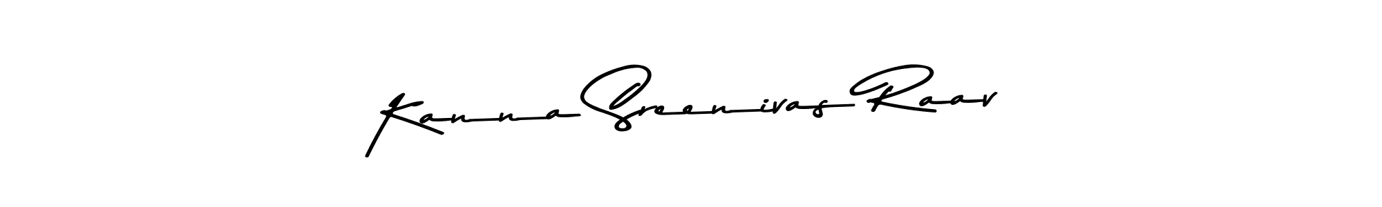 You should practise on your own different ways (Asem Kandis PERSONAL USE) to write your name (Kanna Sreenivas Raav) in signature. don't let someone else do it for you. Kanna Sreenivas Raav signature style 9 images and pictures png