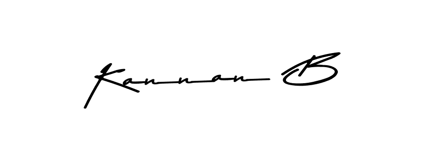 You should practise on your own different ways (Asem Kandis PERSONAL USE) to write your name (Kannan  B) in signature. don't let someone else do it for you. Kannan  B signature style 9 images and pictures png