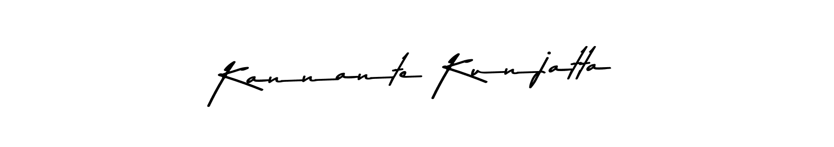 Kannante Kunjatta stylish signature style. Best Handwritten Sign (Asem Kandis PERSONAL USE) for my name. Handwritten Signature Collection Ideas for my name Kannante Kunjatta. Kannante Kunjatta signature style 9 images and pictures png