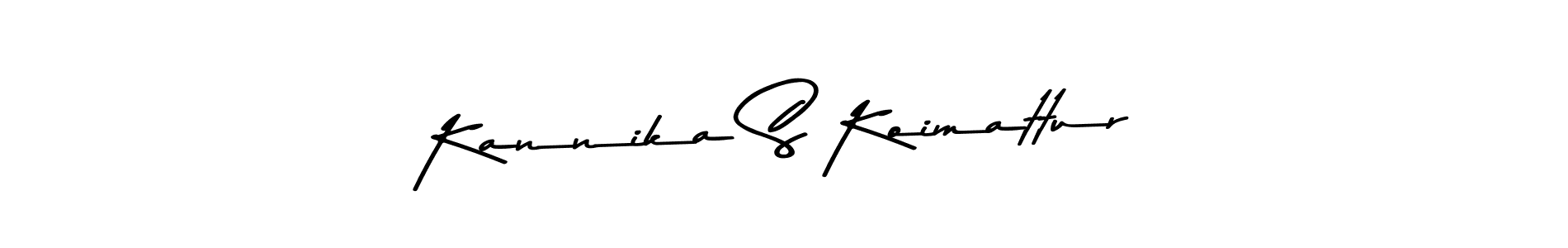 Check out images of Autograph of Kannika S Koimattur name. Actor Kannika S Koimattur Signature Style. Asem Kandis PERSONAL USE is a professional sign style online. Kannika S Koimattur signature style 9 images and pictures png