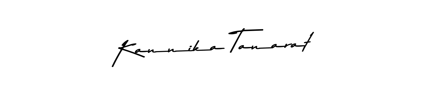 How to make Kannika Tanarat name signature. Use Asem Kandis PERSONAL USE style for creating short signs online. This is the latest handwritten sign. Kannika Tanarat signature style 9 images and pictures png