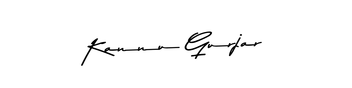 Use a signature maker to create a handwritten signature online. With this signature software, you can design (Asem Kandis PERSONAL USE) your own signature for name Kannu Gurjar. Kannu Gurjar signature style 9 images and pictures png