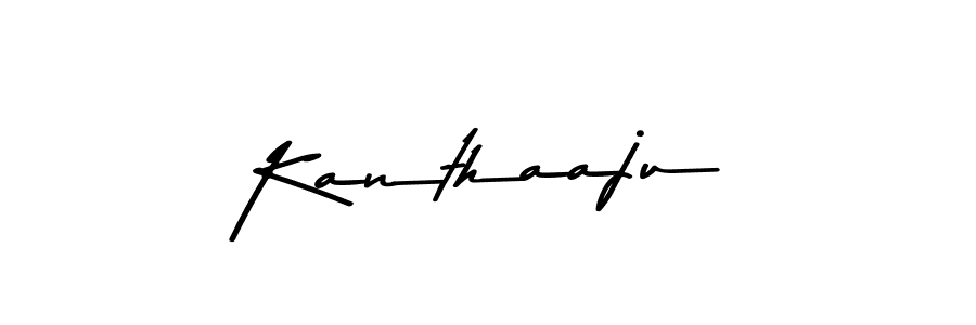 Similarly Asem Kandis PERSONAL USE is the best handwritten signature design. Signature creator online .You can use it as an online autograph creator for name Kanthaaju. Kanthaaju signature style 9 images and pictures png