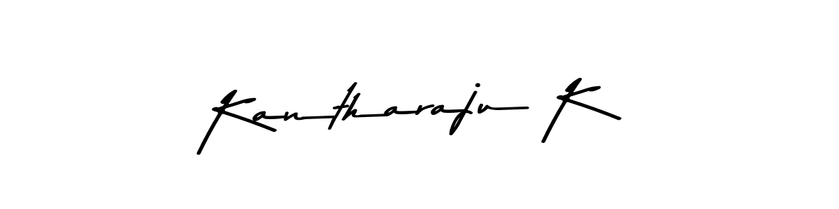 Use a signature maker to create a handwritten signature online. With this signature software, you can design (Asem Kandis PERSONAL USE) your own signature for name Kantharaju K. Kantharaju K signature style 9 images and pictures png