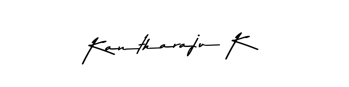 The best way (Asem Kandis PERSONAL USE) to make a short signature is to pick only two or three words in your name. The name Kantharaju K include a total of six letters. For converting this name. Kantharaju K signature style 9 images and pictures png