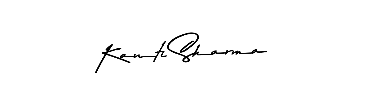 Use a signature maker to create a handwritten signature online. With this signature software, you can design (Asem Kandis PERSONAL USE) your own signature for name Kanti Sharma. Kanti Sharma signature style 9 images and pictures png