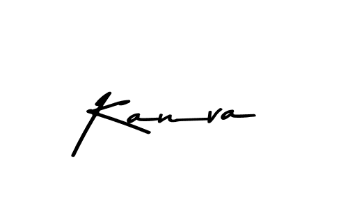 if you are searching for the best signature style for your name Kanva. so please give up your signature search. here we have designed multiple signature styles  using Asem Kandis PERSONAL USE. Kanva signature style 9 images and pictures png