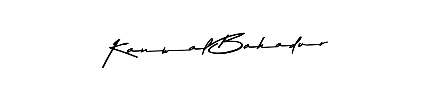 Use a signature maker to create a handwritten signature online. With this signature software, you can design (Asem Kandis PERSONAL USE) your own signature for name Kanwal Bahadur. Kanwal Bahadur signature style 9 images and pictures png