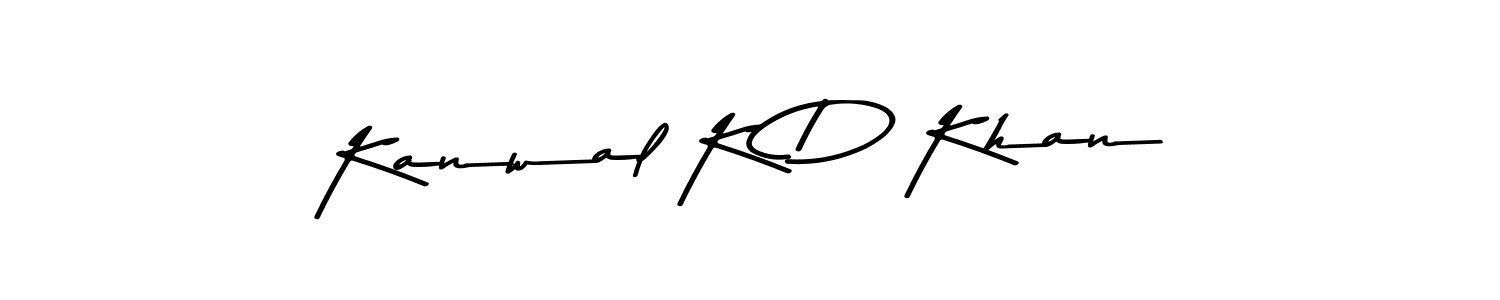Kanwal K D Khan stylish signature style. Best Handwritten Sign (Asem Kandis PERSONAL USE) for my name. Handwritten Signature Collection Ideas for my name Kanwal K D Khan. Kanwal K D Khan signature style 9 images and pictures png