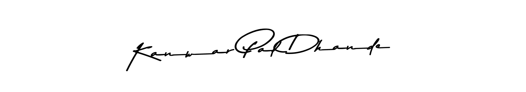 Also You can easily find your signature by using the search form. We will create Kanwar Pal Dhande name handwritten signature images for you free of cost using Asem Kandis PERSONAL USE sign style. Kanwar Pal Dhande signature style 9 images and pictures png