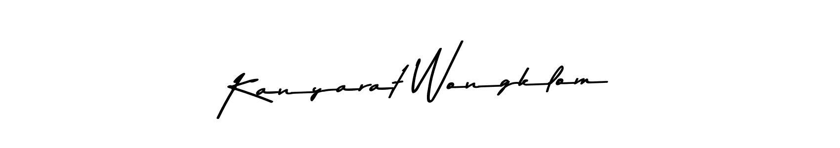 Also You can easily find your signature by using the search form. We will create Kanyarat Wongklom name handwritten signature images for you free of cost using Asem Kandis PERSONAL USE sign style. Kanyarat Wongklom signature style 9 images and pictures png