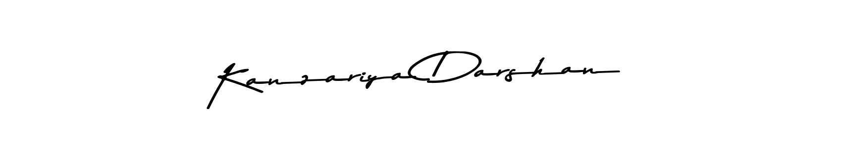 Use a signature maker to create a handwritten signature online. With this signature software, you can design (Asem Kandis PERSONAL USE) your own signature for name Kanzariya Darshan. Kanzariya Darshan signature style 9 images and pictures png