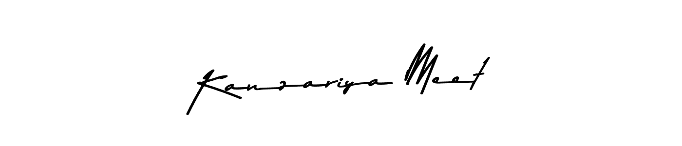 Use a signature maker to create a handwritten signature online. With this signature software, you can design (Asem Kandis PERSONAL USE) your own signature for name Kanzariya Meet. Kanzariya Meet signature style 9 images and pictures png