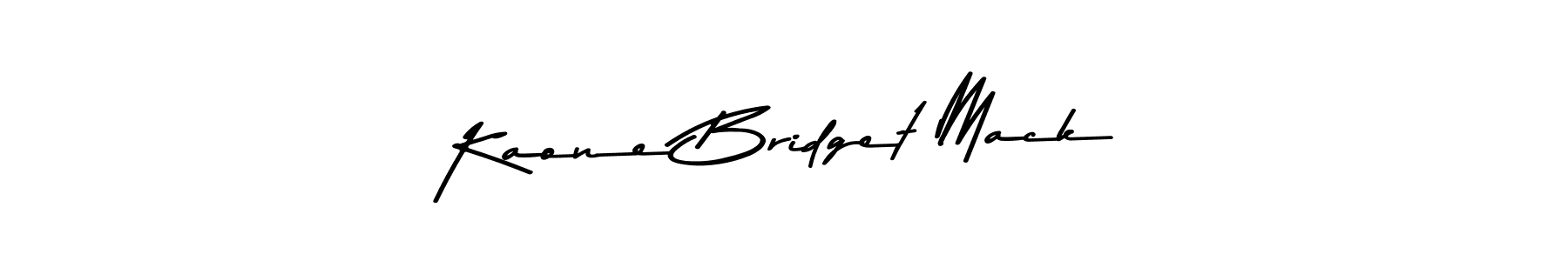 The best way (Asem Kandis PERSONAL USE) to make a short signature is to pick only two or three words in your name. The name Kaone Bridget Mack include a total of six letters. For converting this name. Kaone Bridget Mack signature style 9 images and pictures png