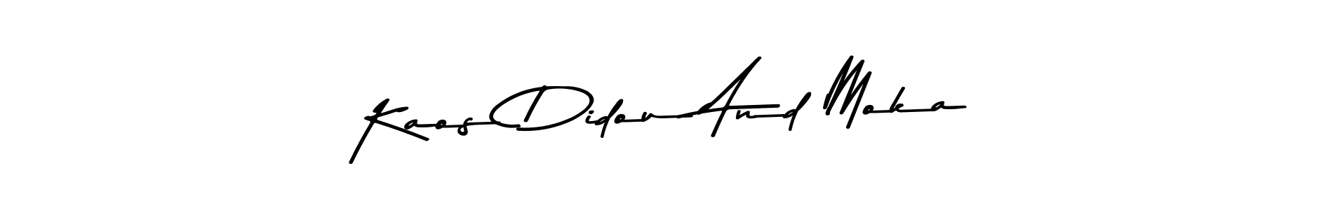 Similarly Asem Kandis PERSONAL USE is the best handwritten signature design. Signature creator online .You can use it as an online autograph creator for name Kaos Didou And Moka. Kaos Didou And Moka signature style 9 images and pictures png