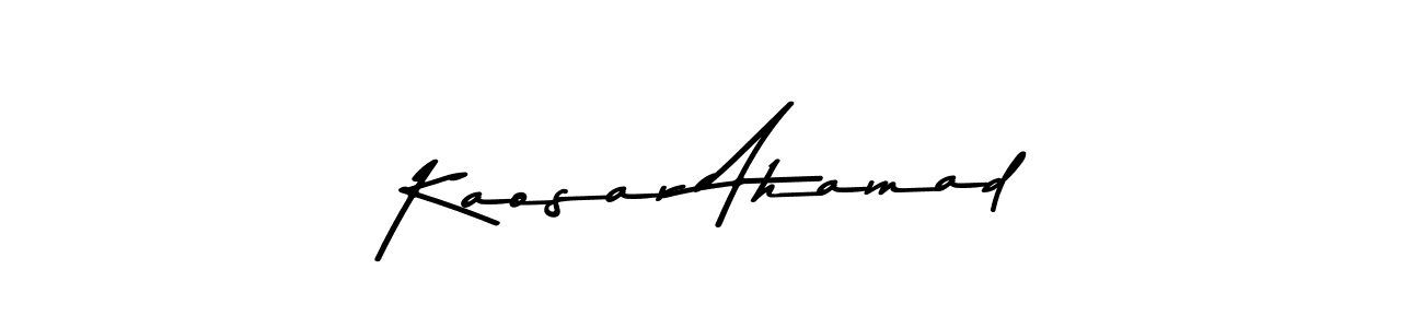 Make a beautiful signature design for name Kaosar Ahamad. With this signature (Asem Kandis PERSONAL USE) style, you can create a handwritten signature for free. Kaosar Ahamad signature style 9 images and pictures png