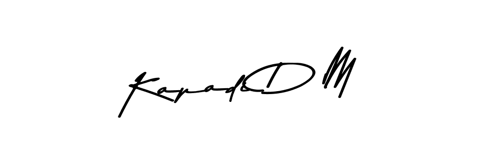 if you are searching for the best signature style for your name Kapadi D M. so please give up your signature search. here we have designed multiple signature styles  using Asem Kandis PERSONAL USE. Kapadi D M signature style 9 images and pictures png