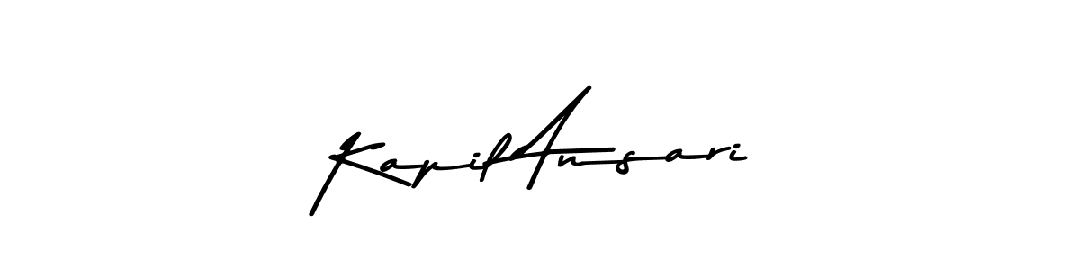 Similarly Asem Kandis PERSONAL USE is the best handwritten signature design. Signature creator online .You can use it as an online autograph creator for name Kapil Ansari. Kapil Ansari signature style 9 images and pictures png