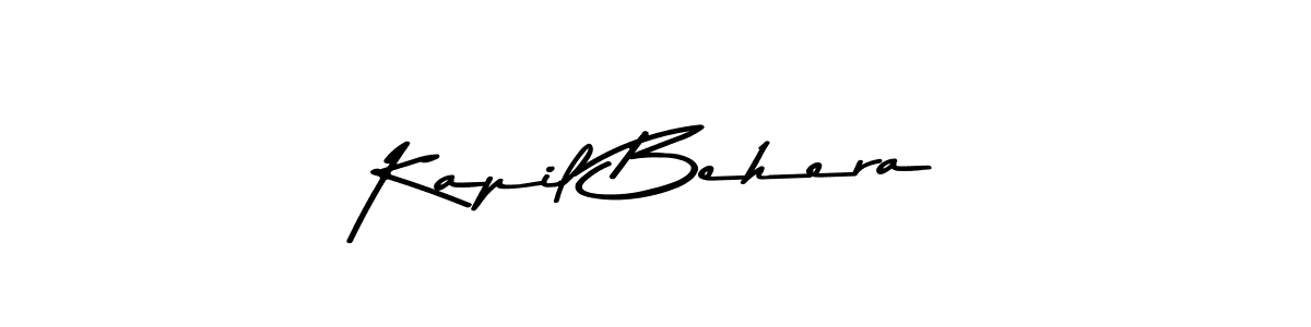 Use a signature maker to create a handwritten signature online. With this signature software, you can design (Asem Kandis PERSONAL USE) your own signature for name Kapil Behera. Kapil Behera signature style 9 images and pictures png