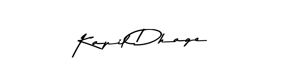 This is the best signature style for the Kapil Dhage name. Also you like these signature font (Asem Kandis PERSONAL USE). Mix name signature. Kapil Dhage signature style 9 images and pictures png