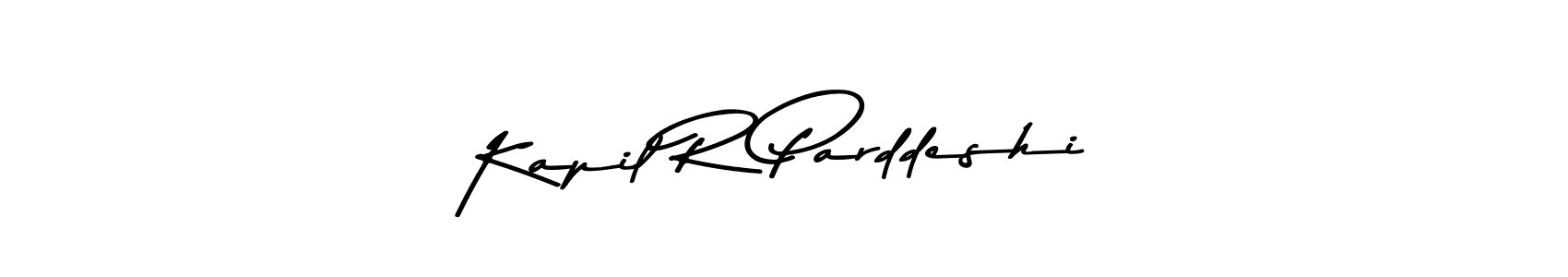 Here are the top 10 professional signature styles for the name Kapil R Parddeshi. These are the best autograph styles you can use for your name. Kapil R Parddeshi signature style 9 images and pictures png