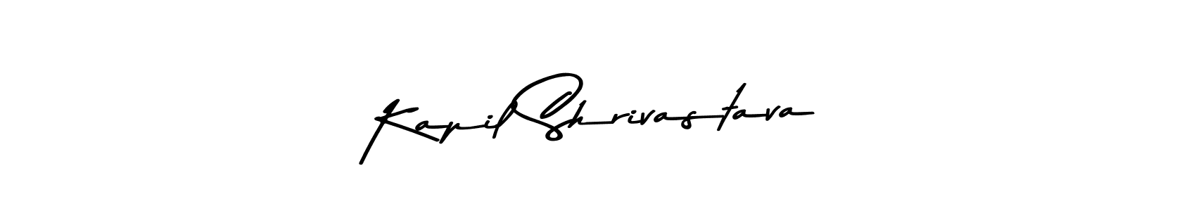 Create a beautiful signature design for name Kapil Shrivastava. With this signature (Asem Kandis PERSONAL USE) fonts, you can make a handwritten signature for free. Kapil Shrivastava signature style 9 images and pictures png