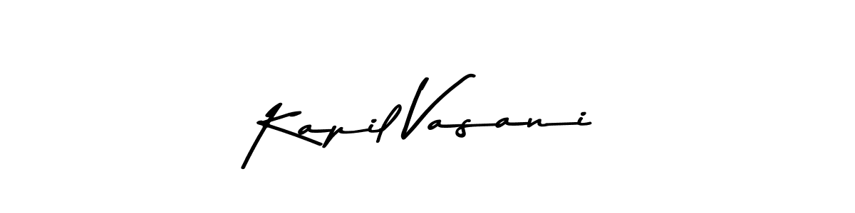 Also You can easily find your signature by using the search form. We will create Kapil Vasani name handwritten signature images for you free of cost using Asem Kandis PERSONAL USE sign style. Kapil Vasani signature style 9 images and pictures png