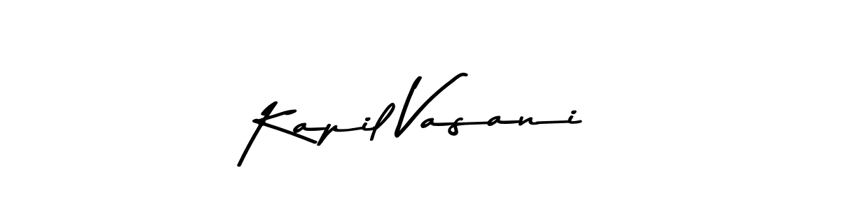 This is the best signature style for the Kapil Vasani name. Also you like these signature font (Asem Kandis PERSONAL USE). Mix name signature. Kapil Vasani signature style 9 images and pictures png