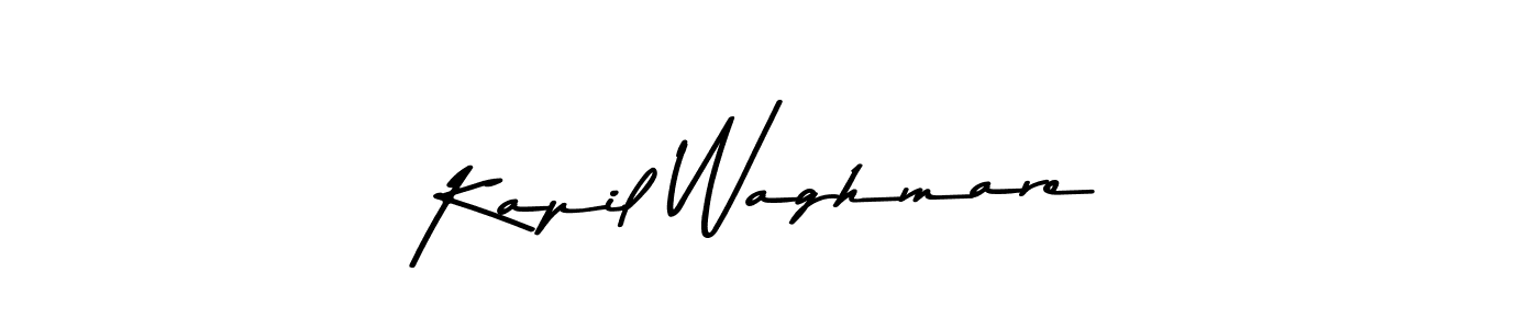 Design your own signature with our free online signature maker. With this signature software, you can create a handwritten (Asem Kandis PERSONAL USE) signature for name Kapil Waghmare. Kapil Waghmare signature style 9 images and pictures png