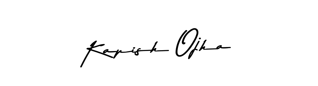 Use a signature maker to create a handwritten signature online. With this signature software, you can design (Asem Kandis PERSONAL USE) your own signature for name Kapish Ojha. Kapish Ojha signature style 9 images and pictures png