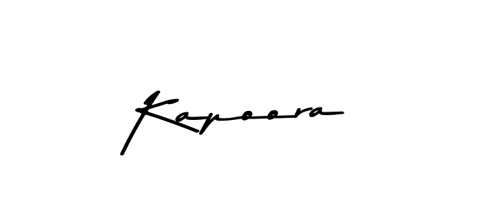 Create a beautiful signature design for name Kapoora. With this signature (Asem Kandis PERSONAL USE) fonts, you can make a handwritten signature for free. Kapoora signature style 9 images and pictures png