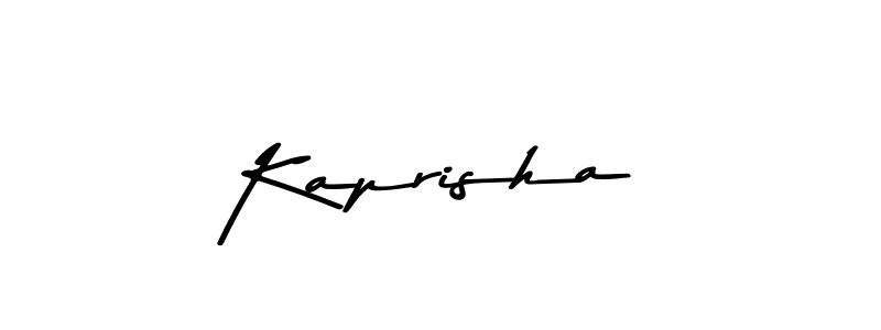 Make a beautiful signature design for name Kaprisha. Use this online signature maker to create a handwritten signature for free. Kaprisha signature style 9 images and pictures png