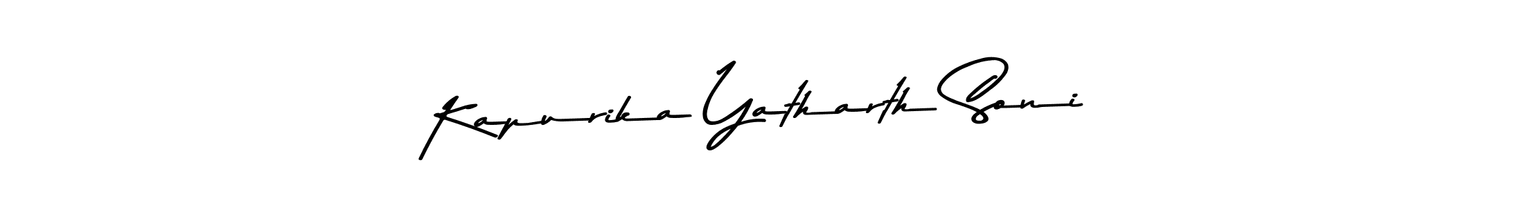 This is the best signature style for the Kapurika Yatharth Soni name. Also you like these signature font (Asem Kandis PERSONAL USE). Mix name signature. Kapurika Yatharth Soni signature style 9 images and pictures png
