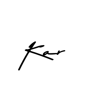 How to make Kar signature? Asem Kandis PERSONAL USE is a professional autograph style. Create handwritten signature for Kar name. Kar signature style 9 images and pictures png