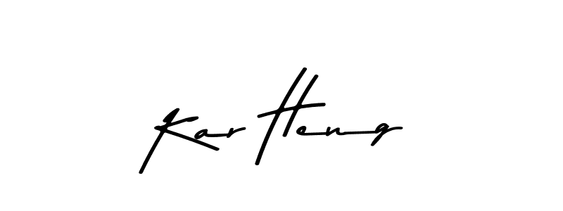 Use a signature maker to create a handwritten signature online. With this signature software, you can design (Asem Kandis PERSONAL USE) your own signature for name Kar Heng. Kar Heng signature style 9 images and pictures png