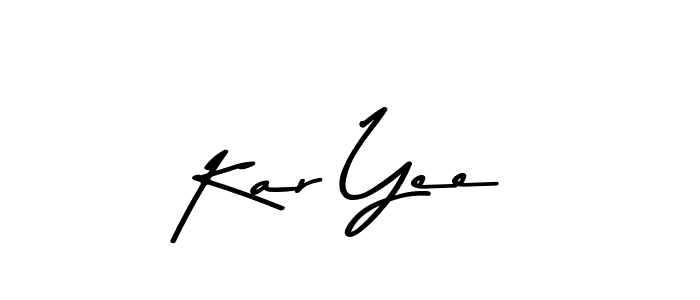 How to make Kar Yee name signature. Use Asem Kandis PERSONAL USE style for creating short signs online. This is the latest handwritten sign. Kar Yee signature style 9 images and pictures png