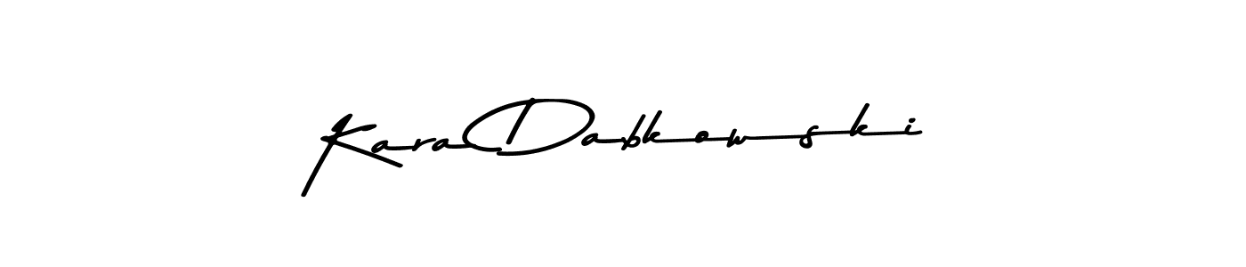 Design your own signature with our free online signature maker. With this signature software, you can create a handwritten (Asem Kandis PERSONAL USE) signature for name Kara Dabkowski. Kara Dabkowski signature style 9 images and pictures png