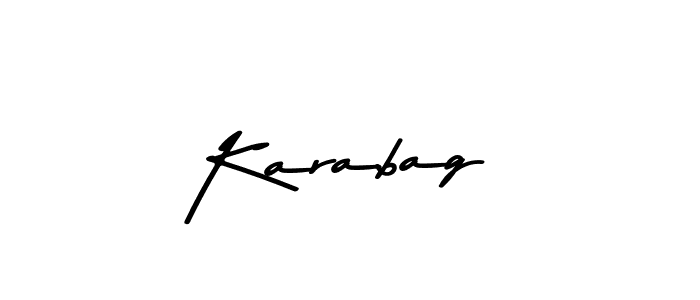 Karabag stylish signature style. Best Handwritten Sign (Asem Kandis PERSONAL USE) for my name. Handwritten Signature Collection Ideas for my name Karabag. Karabag signature style 9 images and pictures png