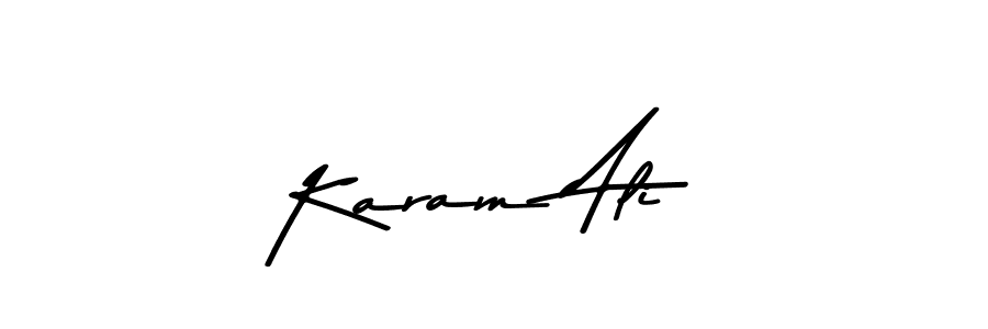 You should practise on your own different ways (Asem Kandis PERSONAL USE) to write your name (Karam Ali) in signature. don't let someone else do it for you. Karam Ali signature style 9 images and pictures png