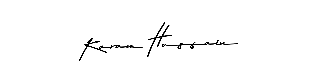 Make a beautiful signature design for name Karam Hussain. Use this online signature maker to create a handwritten signature for free. Karam Hussain signature style 9 images and pictures png