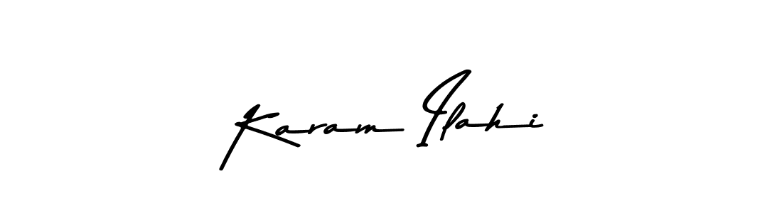 Here are the top 10 professional signature styles for the name Karam Ilahi. These are the best autograph styles you can use for your name. Karam Ilahi signature style 9 images and pictures png