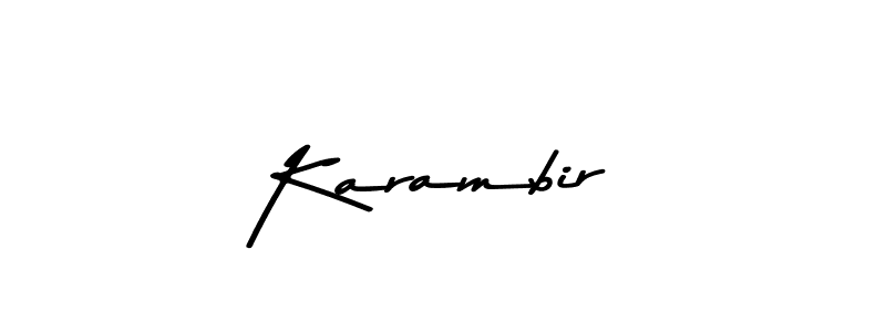You can use this online signature creator to create a handwritten signature for the name Karambir. This is the best online autograph maker. Karambir signature style 9 images and pictures png